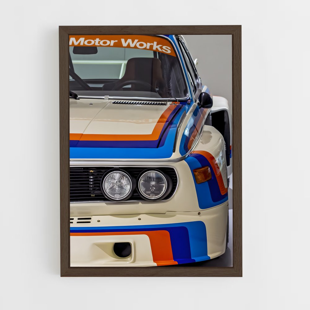 Poster Csl Automobile Quatre – affiche BMW (vue 5)
